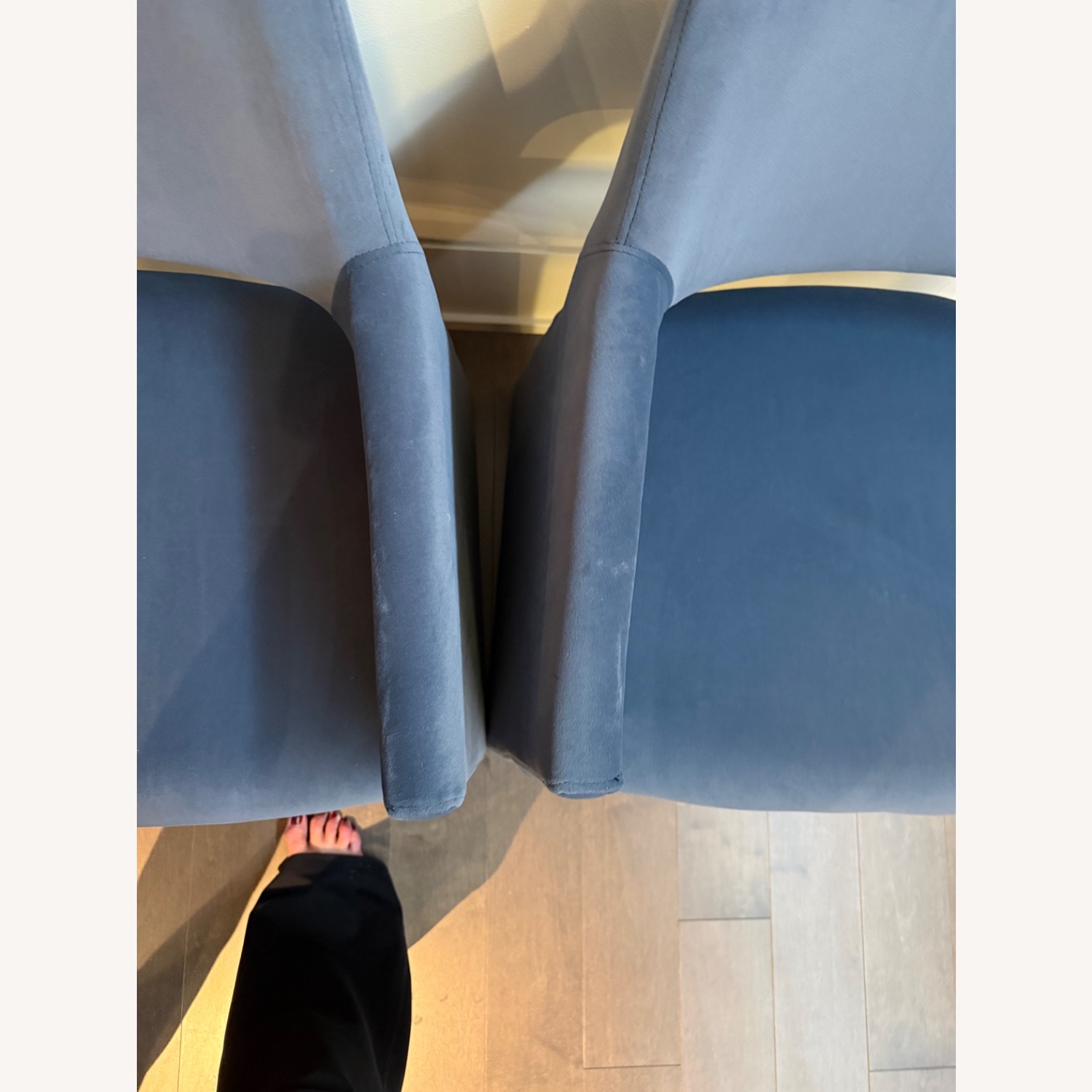 CB2 Foley Navy Dining Armchair - image-6