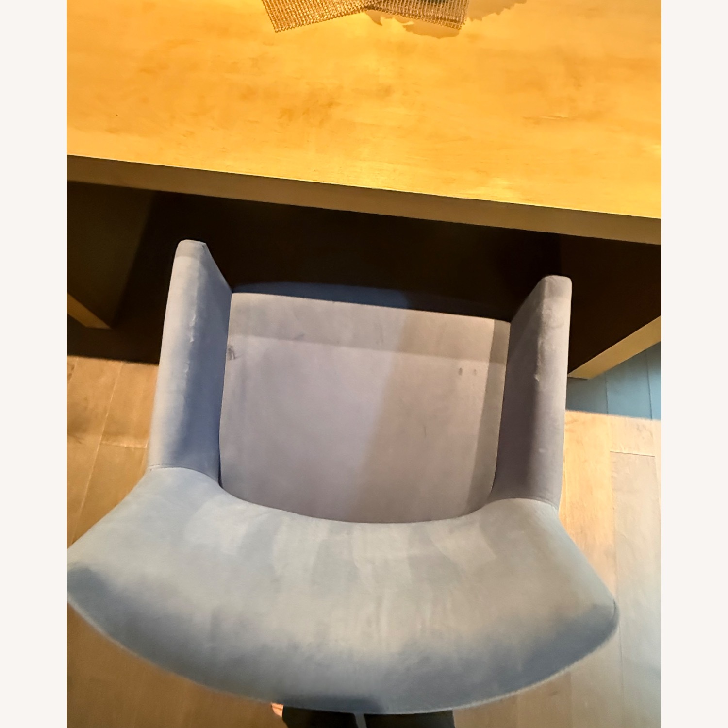 CB2 Foley Navy Dining Armchair - image-7