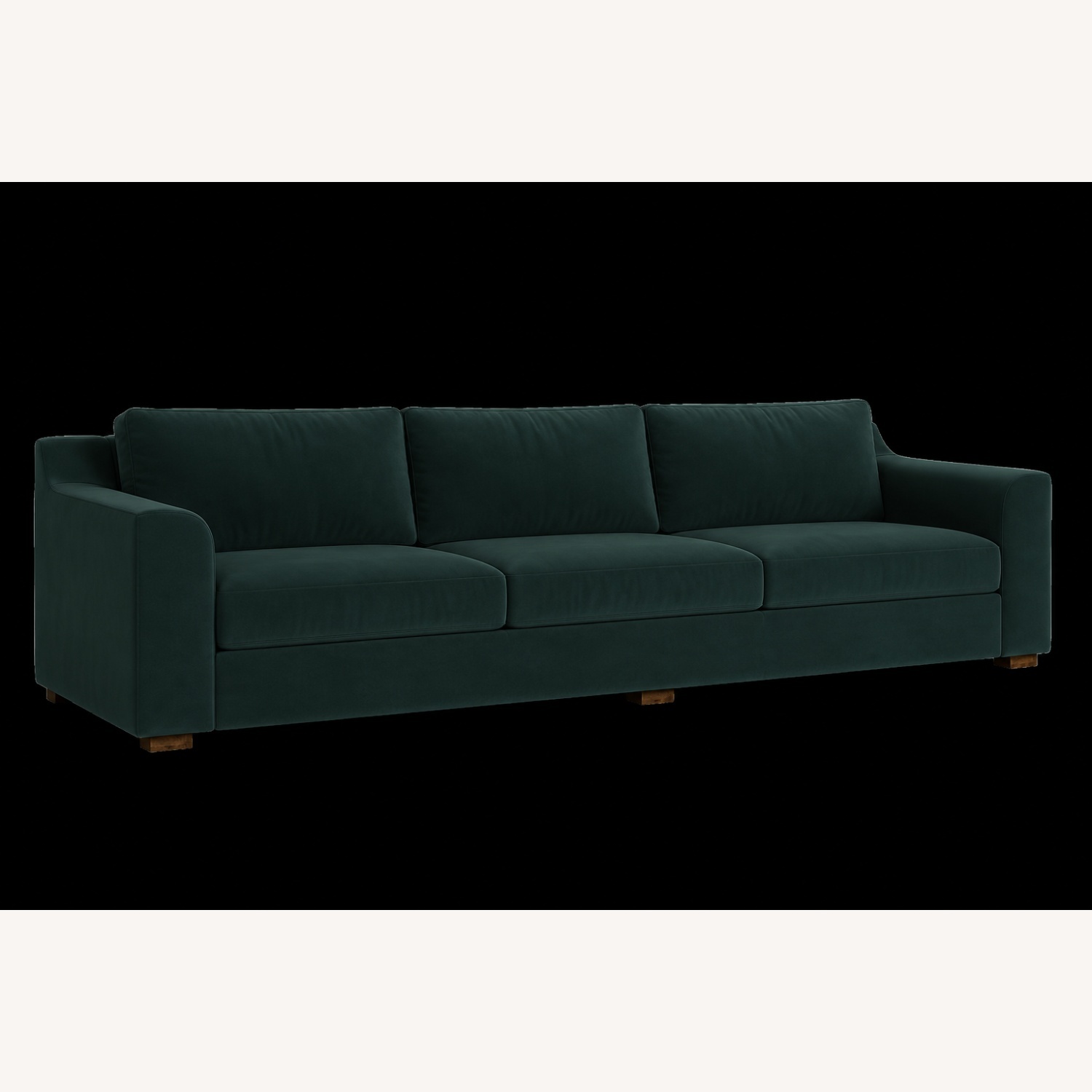 Sabai Design Green Velvet 3+ Seater Sofa - image-4
