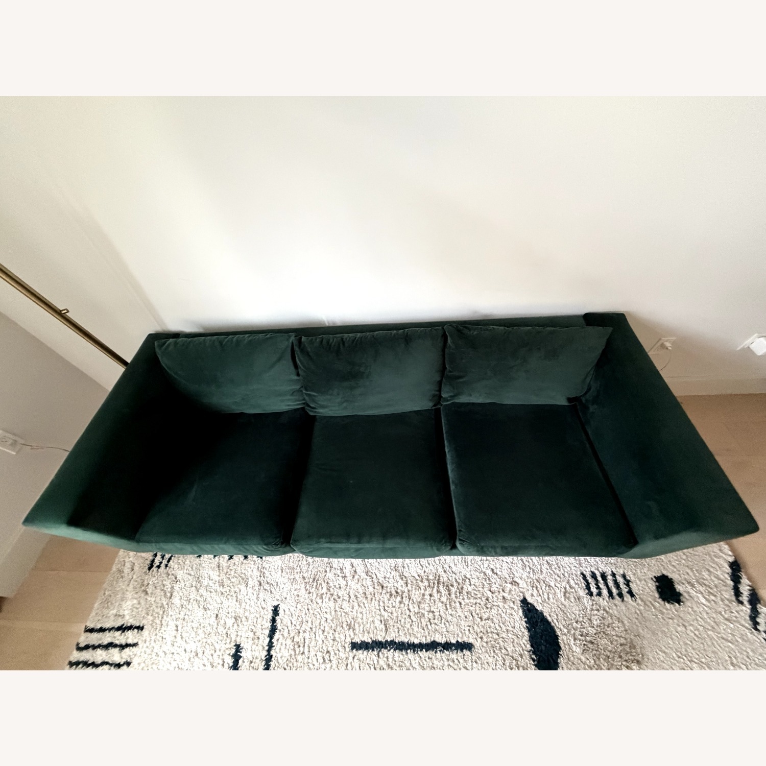 Sabai Design Green Velvet 3+ Seater Sofa - image-2