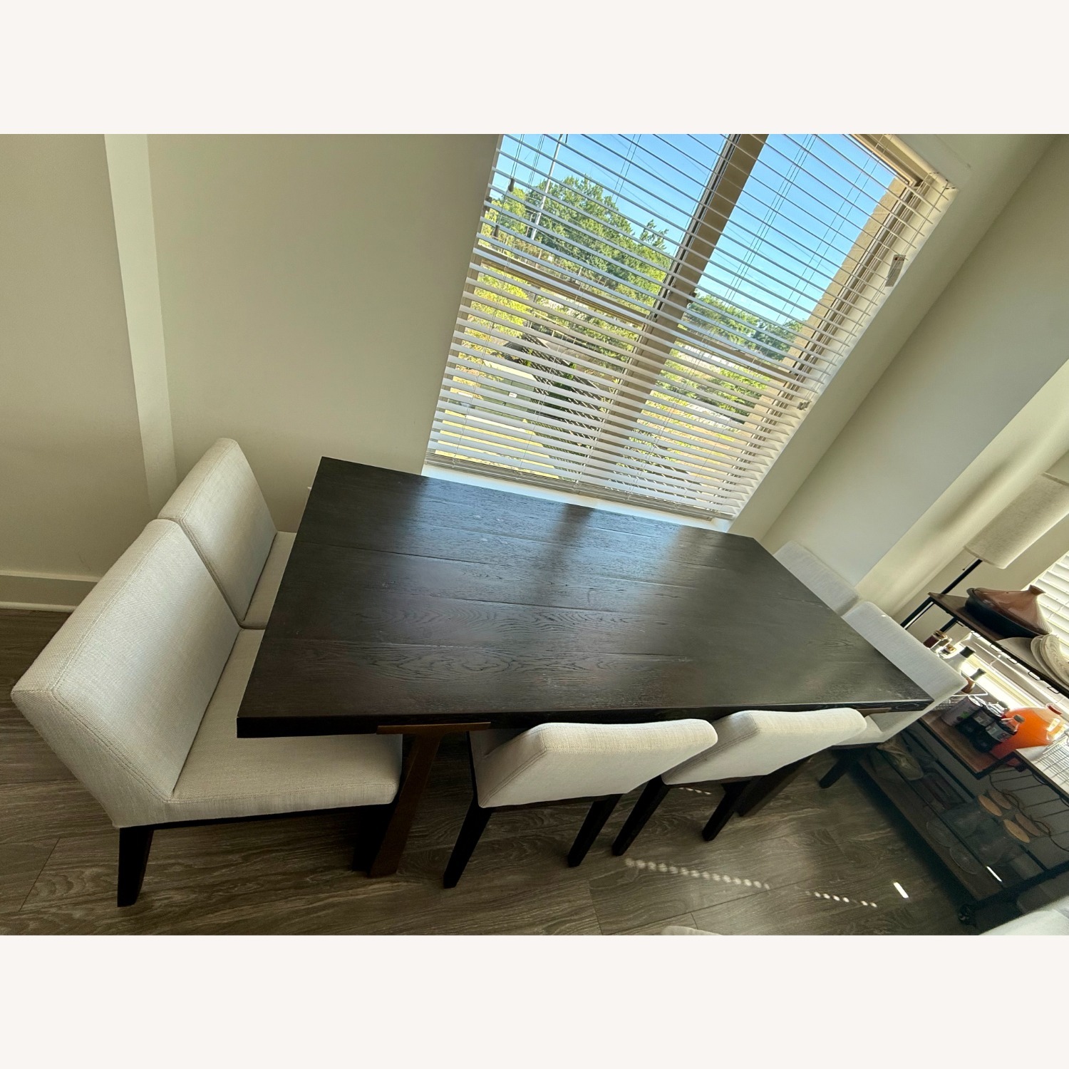 Restoration Hardware Dining Table + 6 Morgan Dining Chairs - image-2
