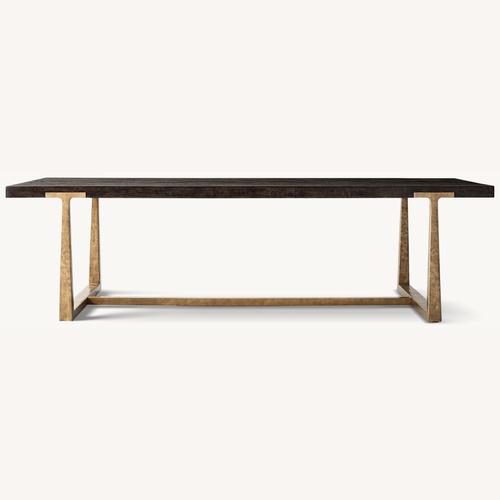 Used Restoration Hardware Dining Table + 6 Morgan Dining Chairs for sale on AptDeco