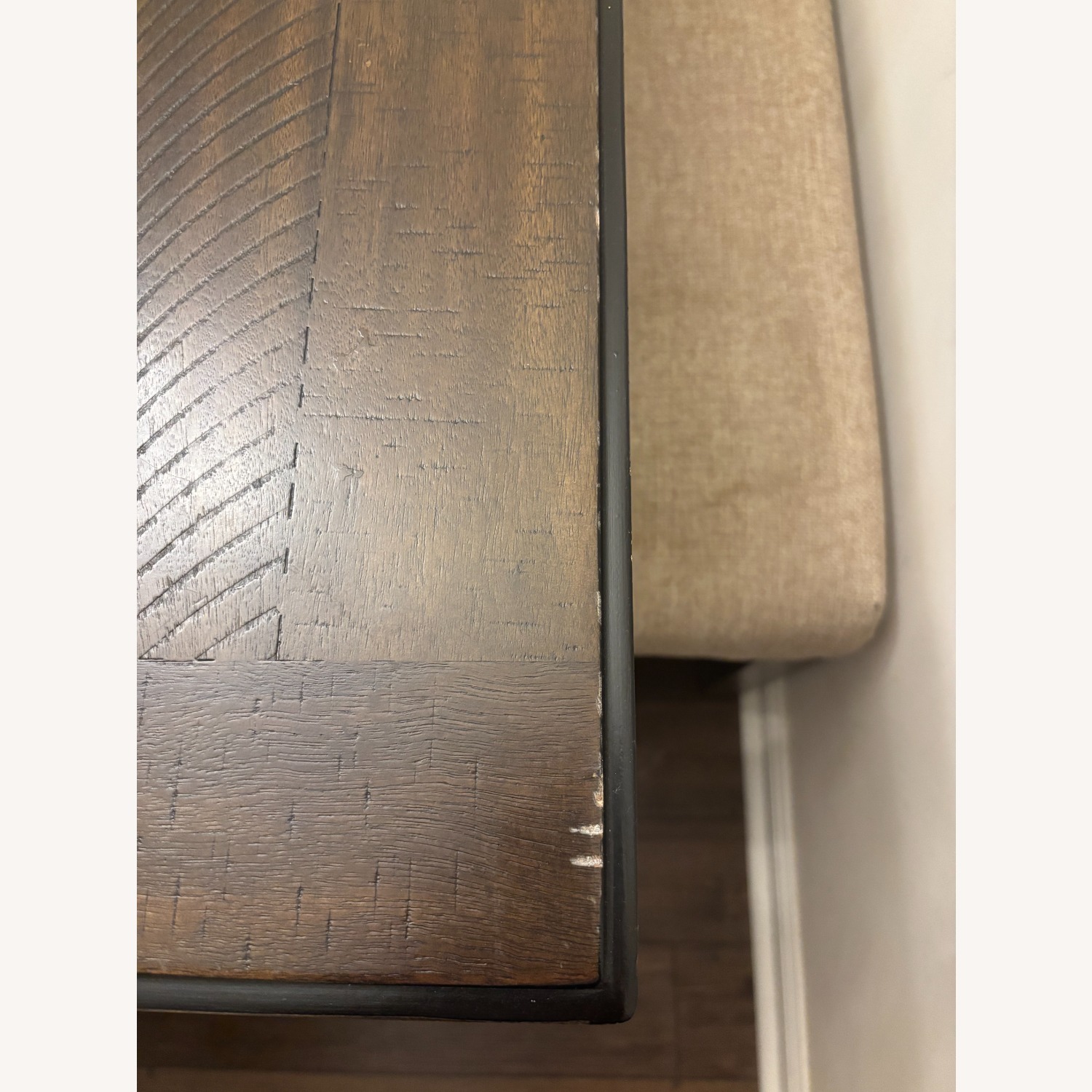 Ashley Furniture Dark Brown Wood Dining Set  - image-8