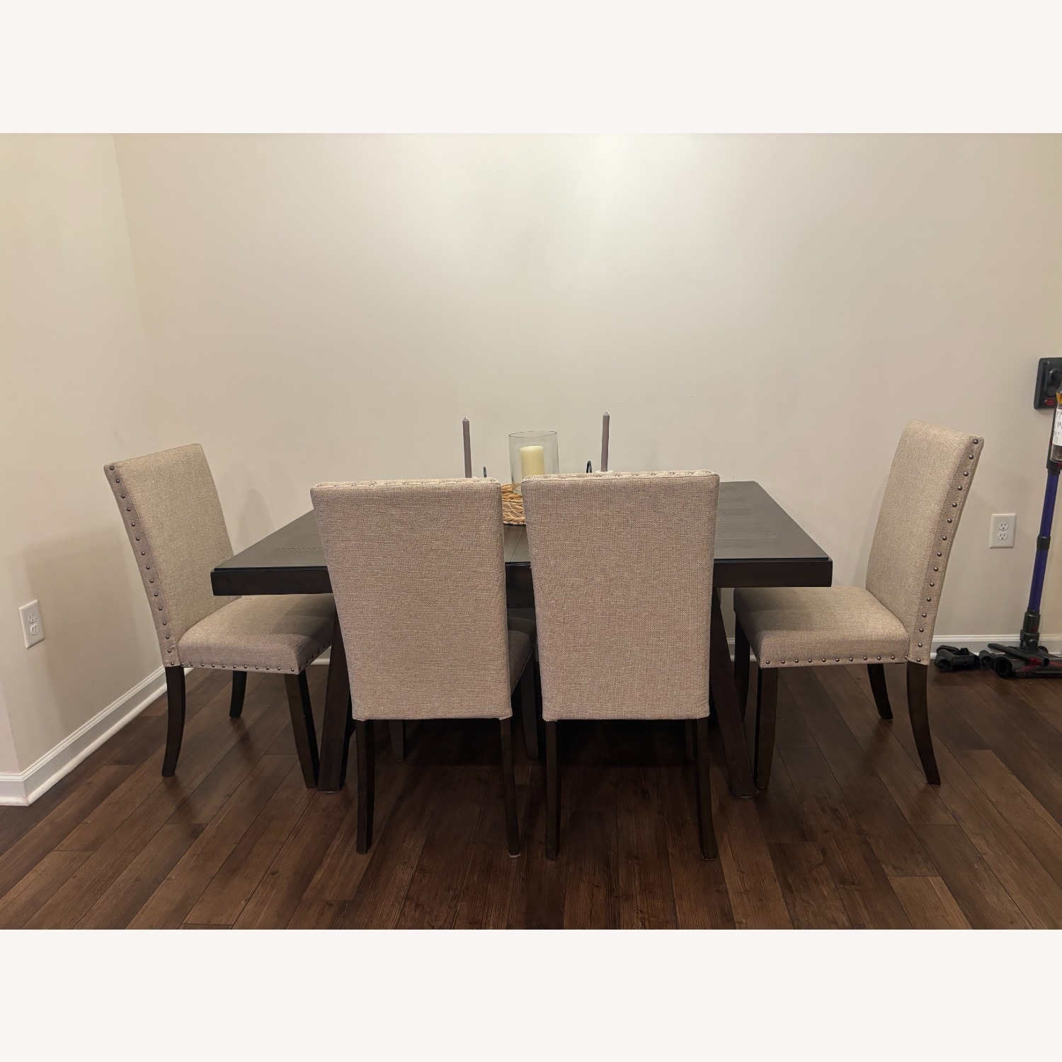 Ashley Furniture Dark Brown Wood Dining Set  - image-3