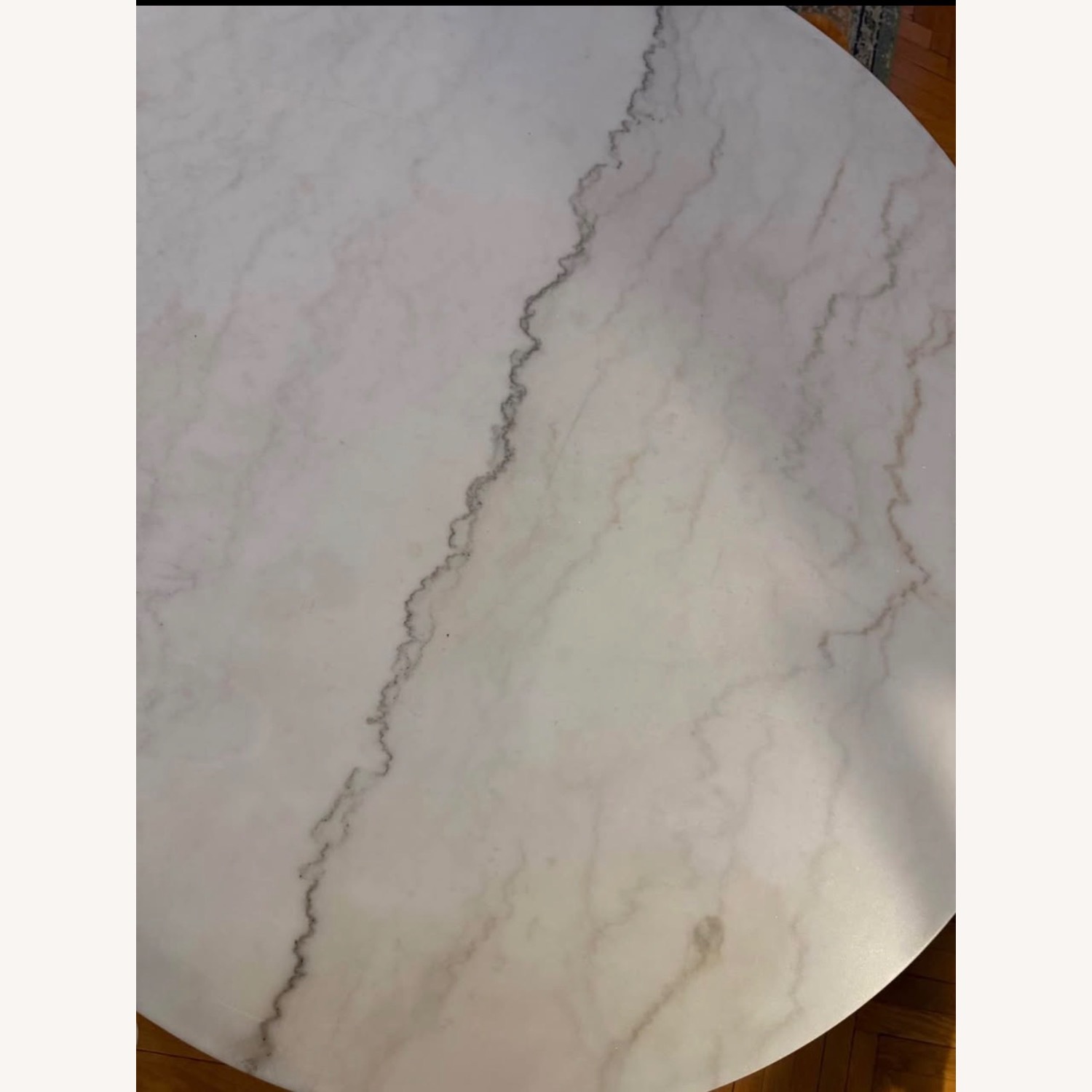 Steve Silver Co. White Marble Dining Table - image-3