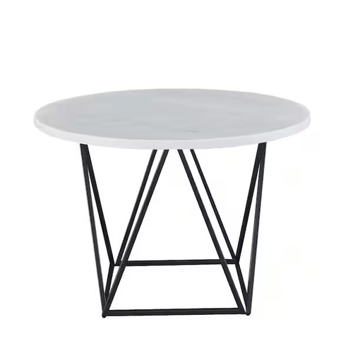 Used Steve Silver Co. White Marble Dining Table for sale on AptDeco
