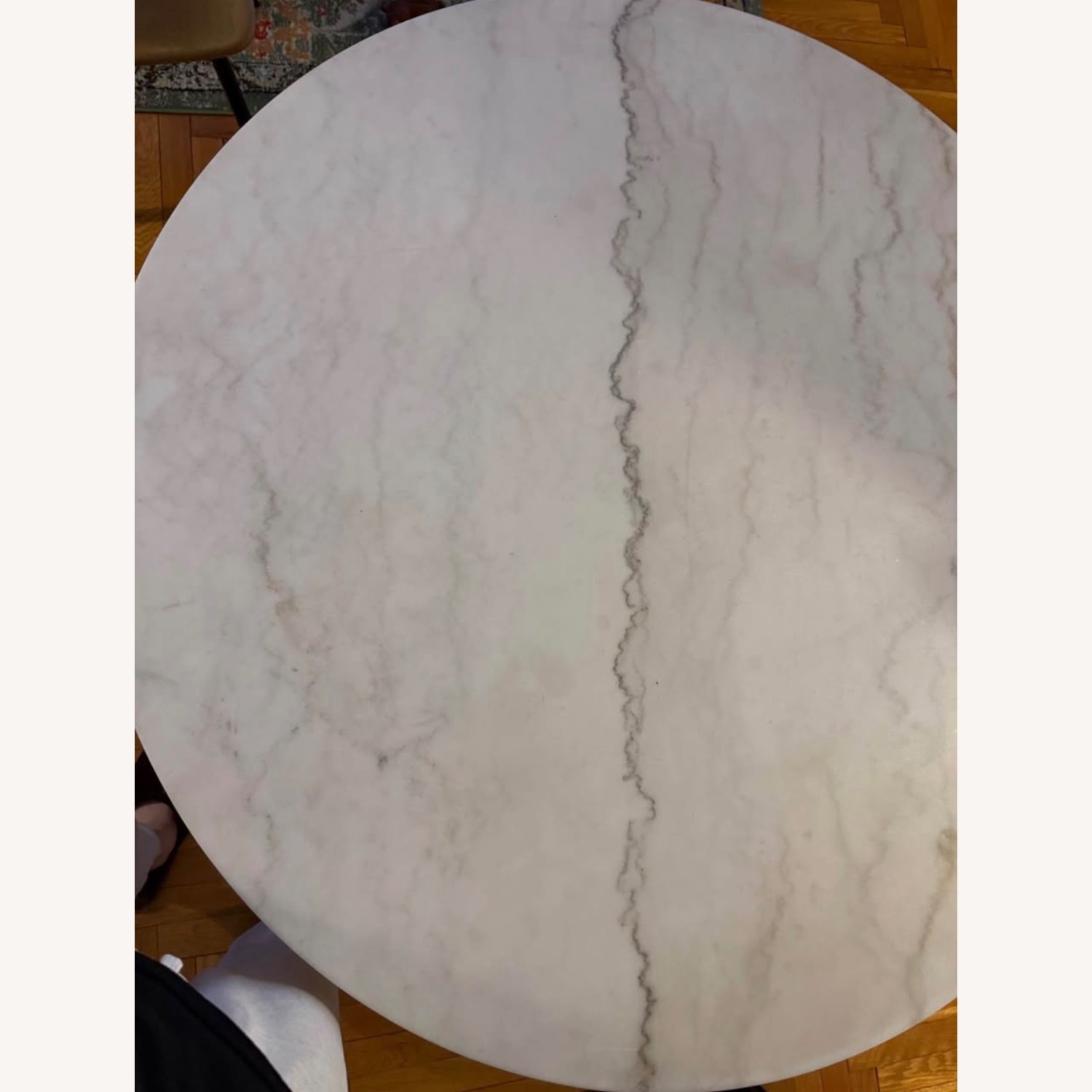 Steve Silver Co. White Marble Dining Table - image-5
