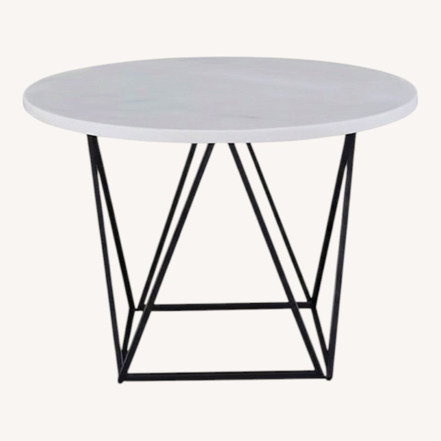 Steve Silver Co. White Marble Dining Table - image-0