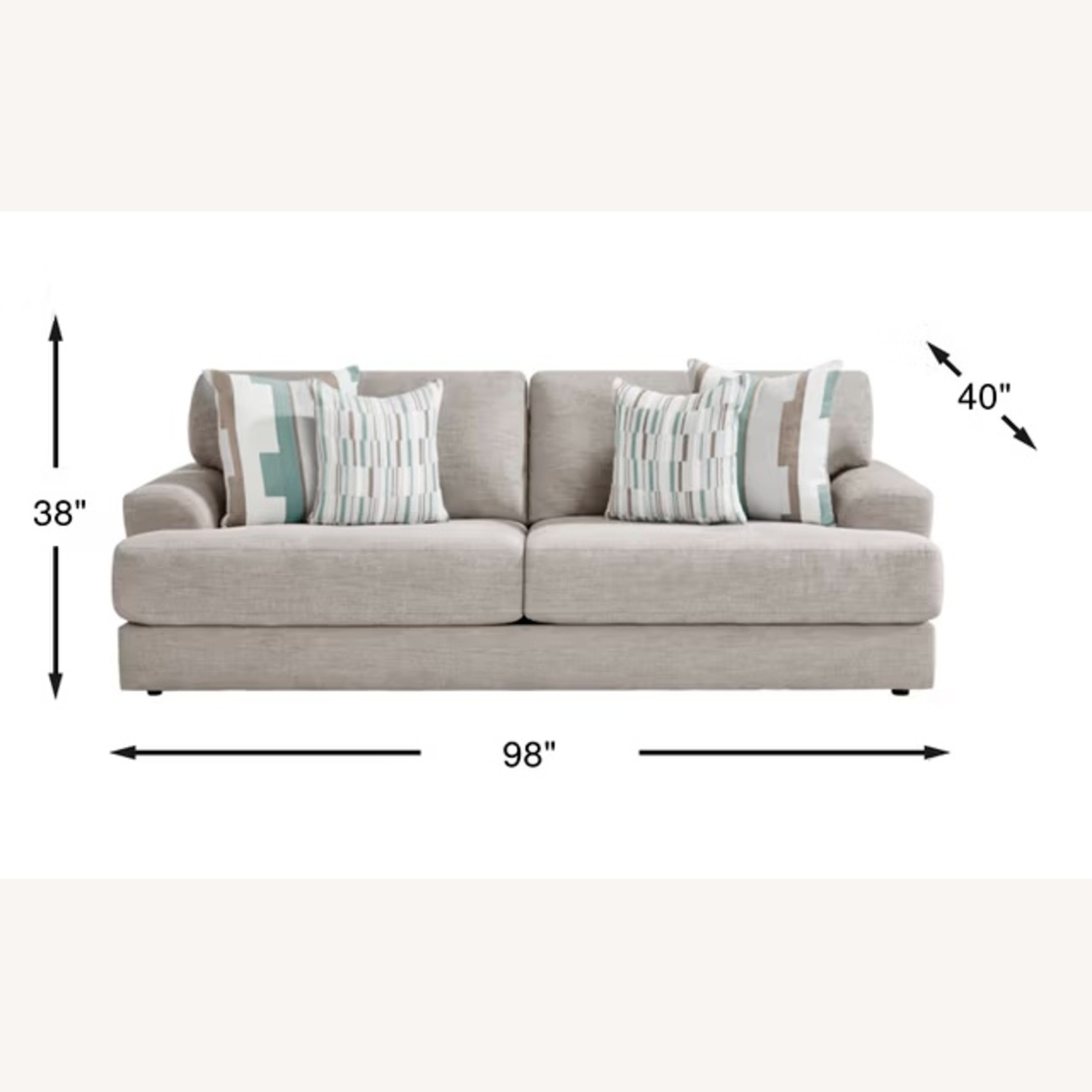 Rooms To Go Natural 3+ Seater Sofa - image-4