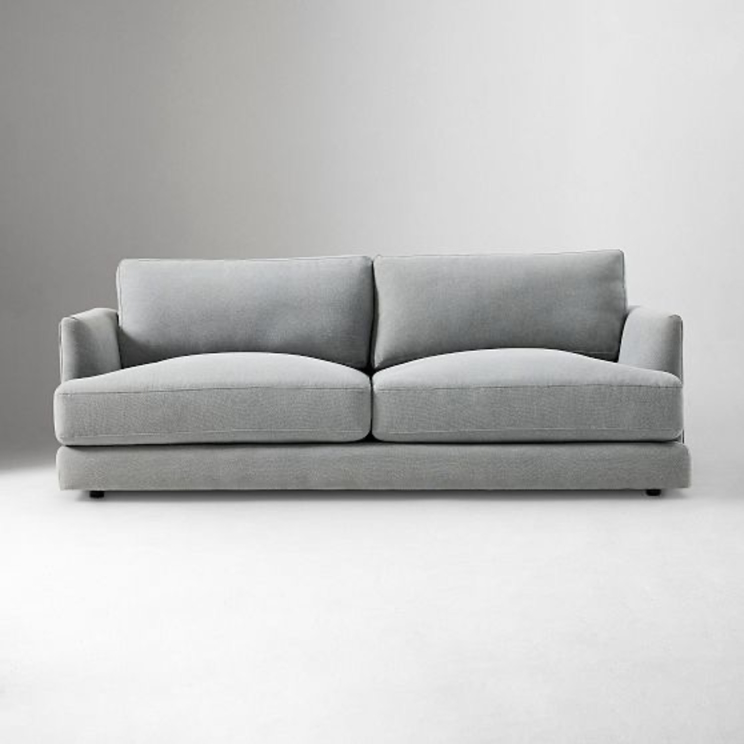 West Elm Haven Light Gray Sofa - image-4