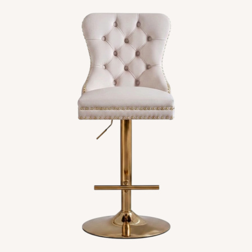 Used Wayfair Tufted Swivel Bar Stool Set for sale on AptDeco