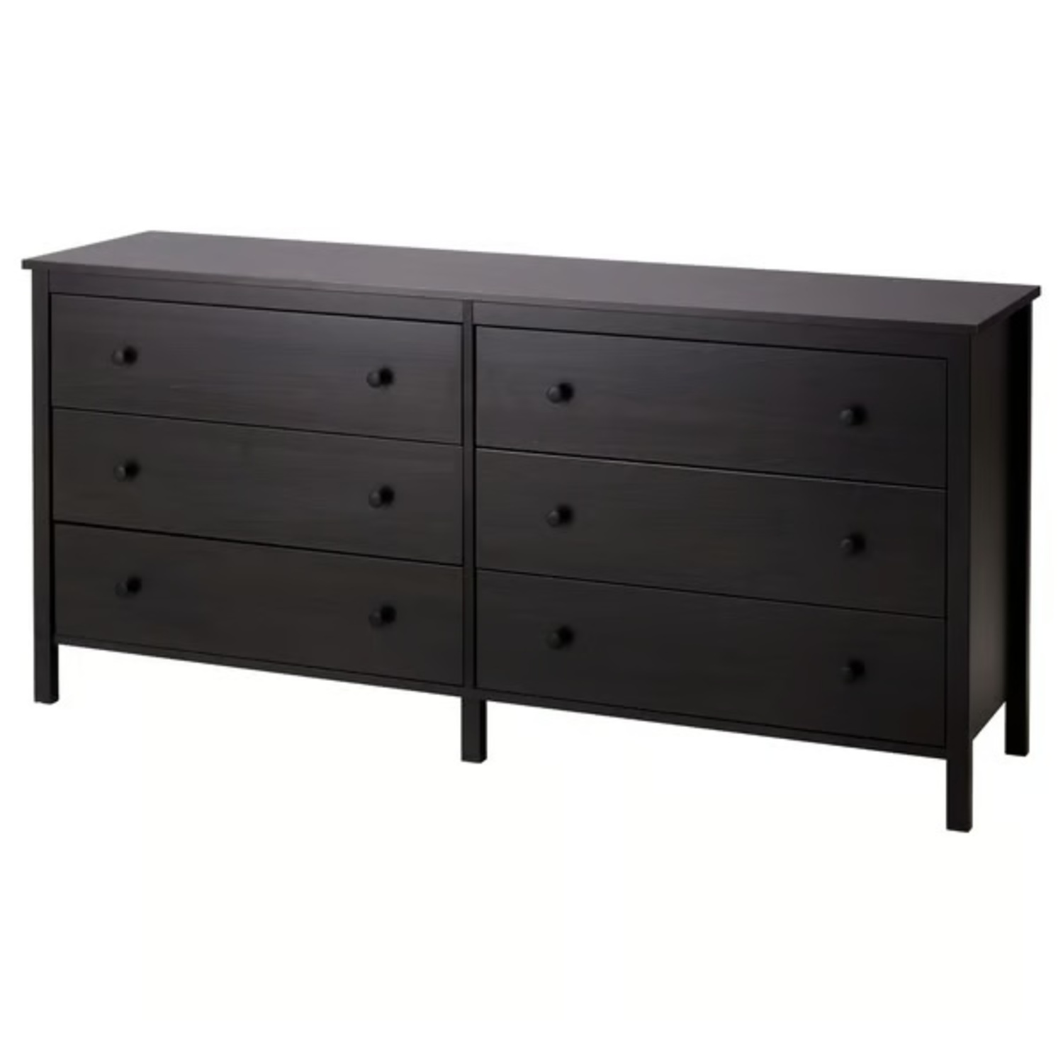 IKEA Koppang Black Wood Dresser - image-6