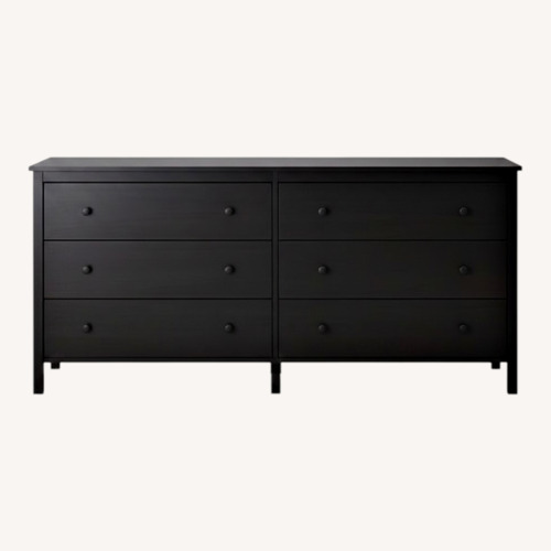 Used IKEA Koppang Black Wood Dresser for sale on AptDeco