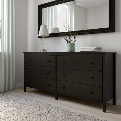 Used IKEA Koppang Black Wood Dresser for sale on AptDeco