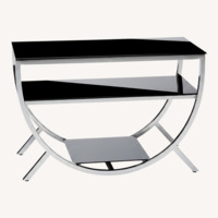 Kings Furniture Black Glass Coffee Table