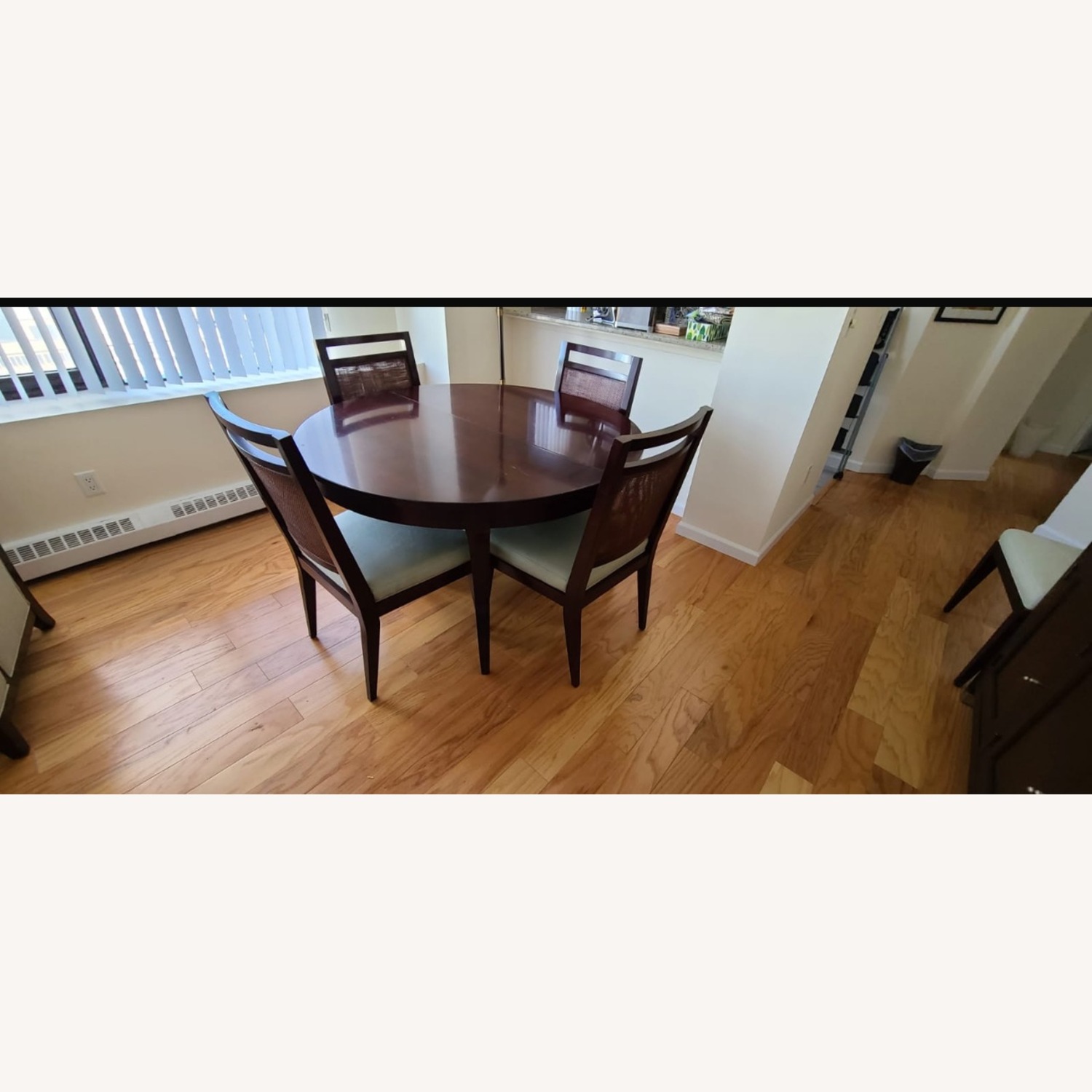 Baker Furniture Dark Brown Wood Dining Table - image-2