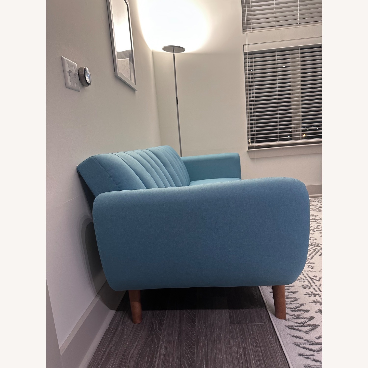 Wayfair Blue Fabric Sleeper Sofa - image-3