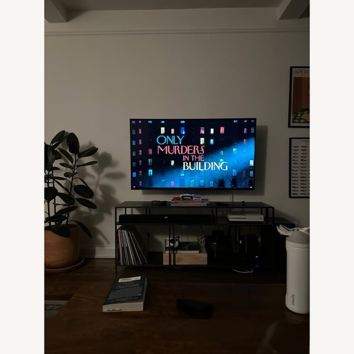 Used West Elm Profile Black Metal Media Storage for sale on AptDeco