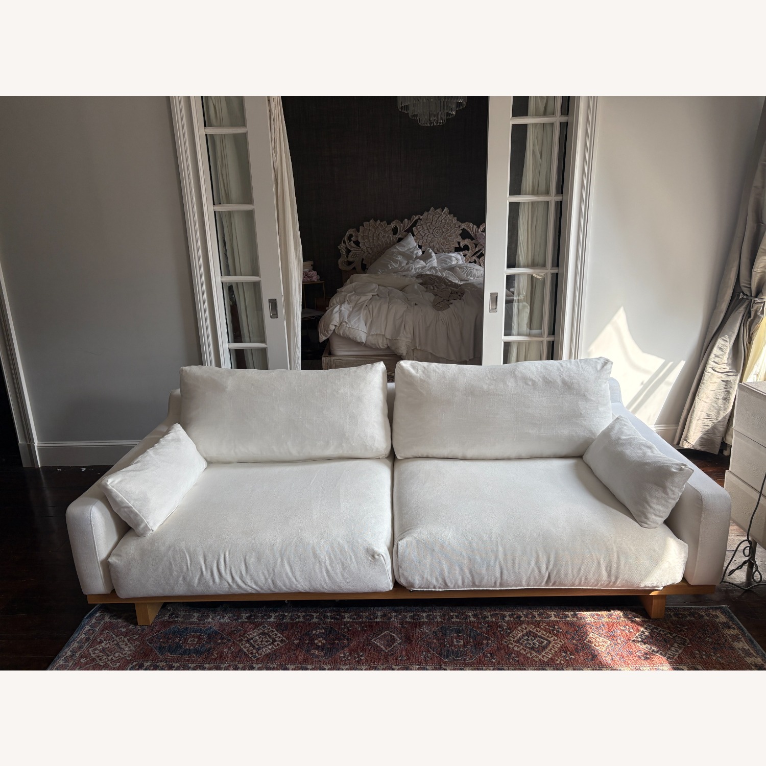 Castlery Mori Performance White Linen 2 Piece Sectional - image-1