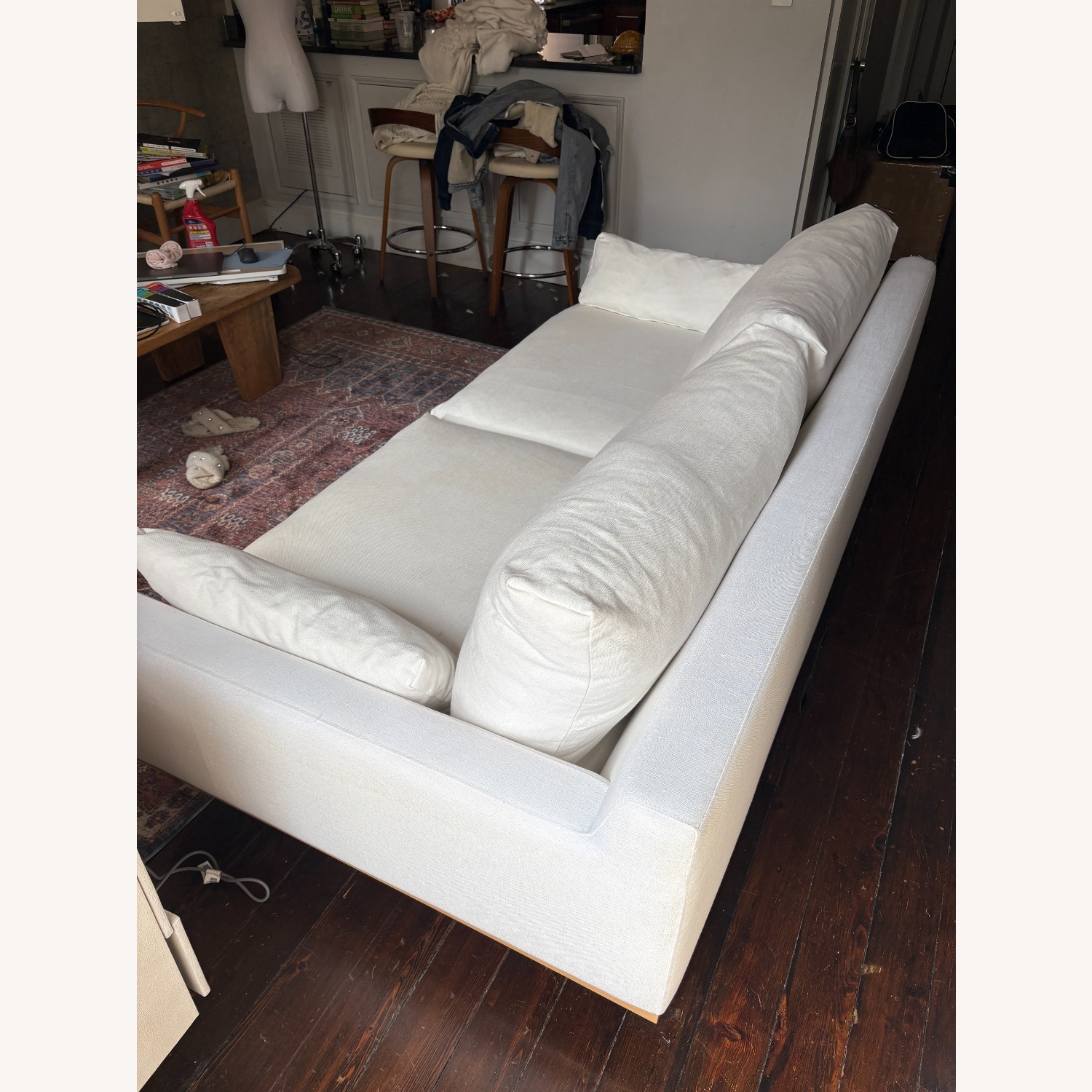 Castlery Mori Performance White Linen 2 Piece Sectional - image-11