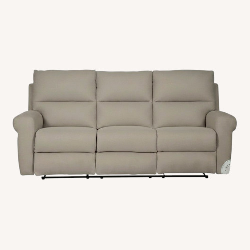 Used Westport Cement Lay Flat Power Reclining Sofa for sale on AptDeco