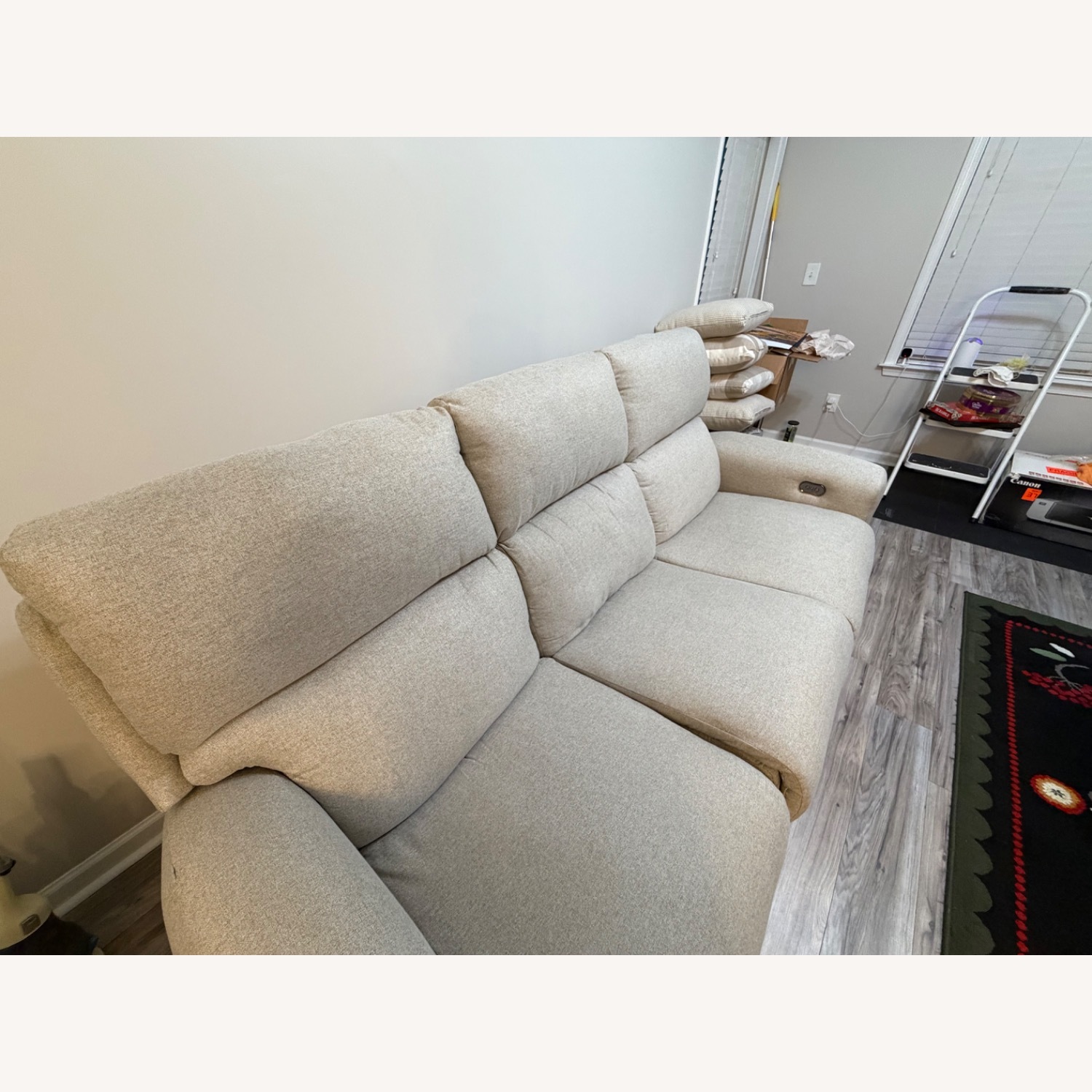 Westport Cement Lay Flat Power Reclining Sofa - image-4