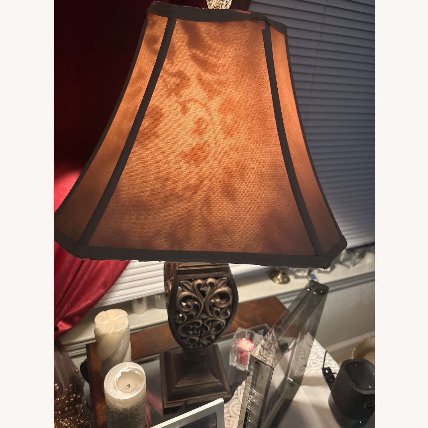 Kenroy Home Dark Brown Metal Table Lamp - image-4