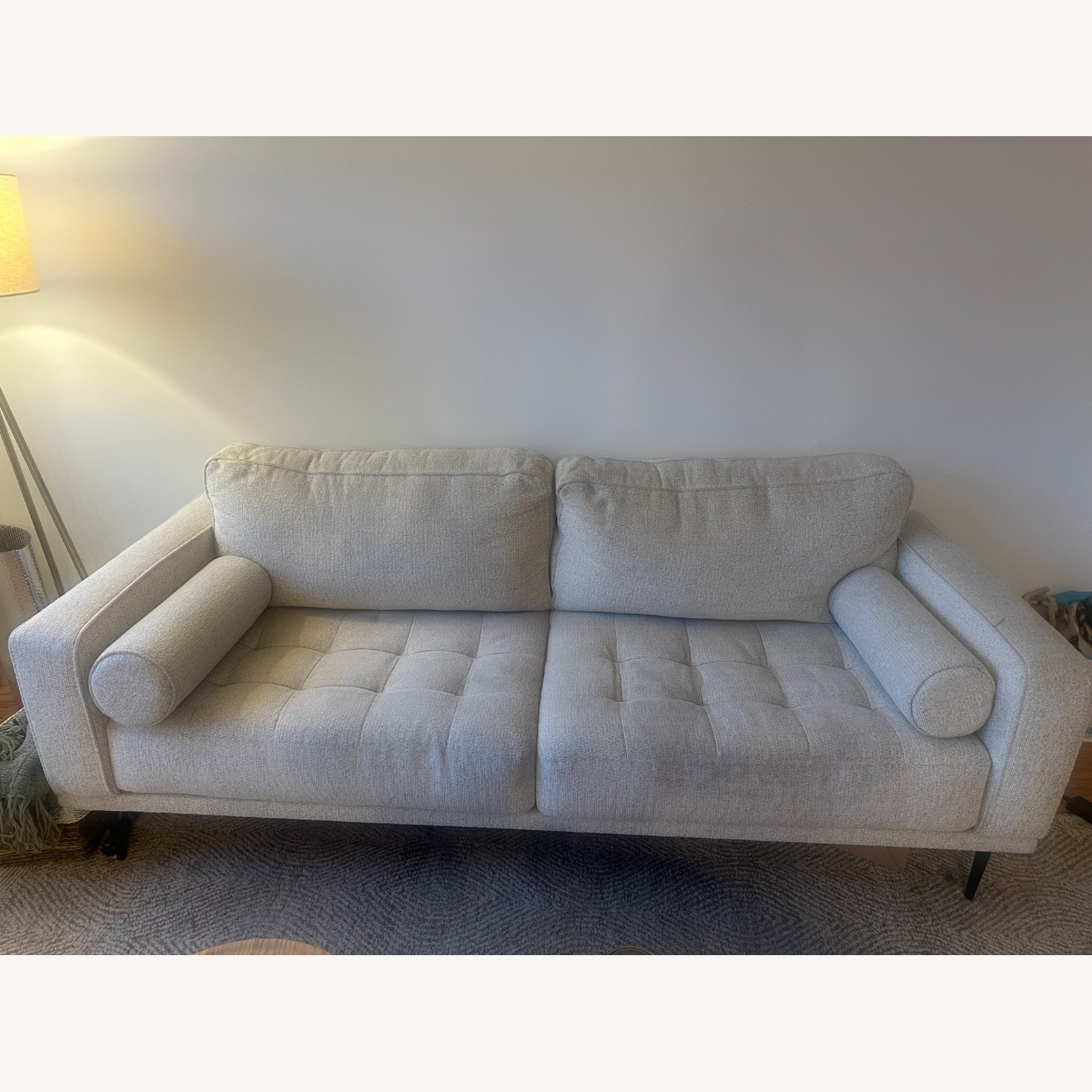 Ashley Furniture Light Brown 2 Seater Sofa - image-1