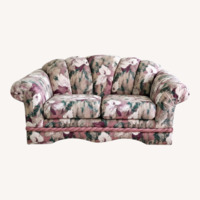 Schweiger Loveseat Floral Upholstery Pillows