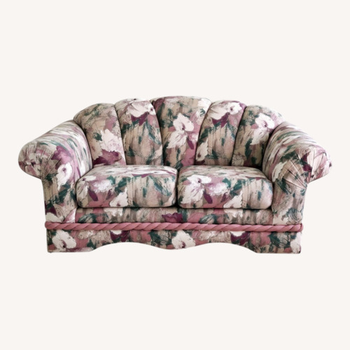 Used Schweiger Loveseat Floral Upholstery Pillows for sale on AptDeco