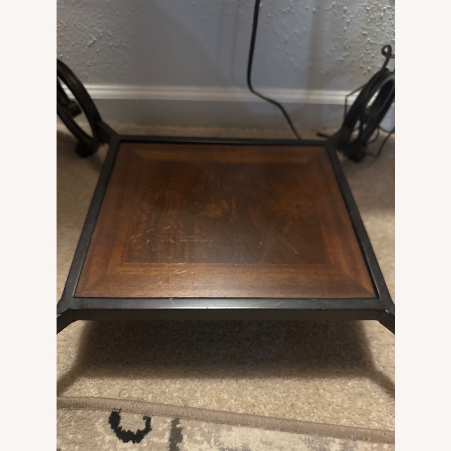 Copper Grove Swinley Metal and Glass Table - image-4