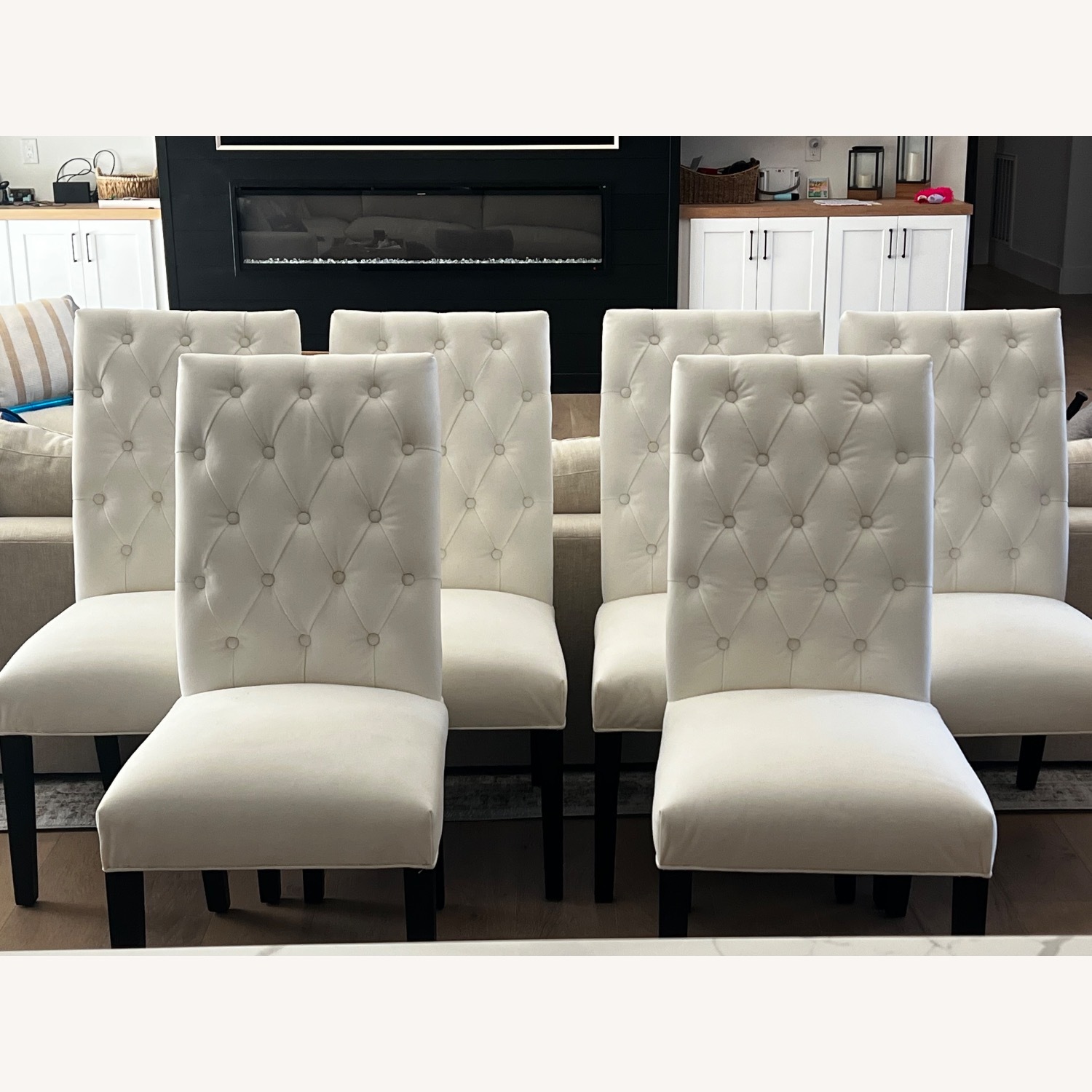 Restoration Hardware Bennett Parsons Fabric  Dining Chairs  - image-5