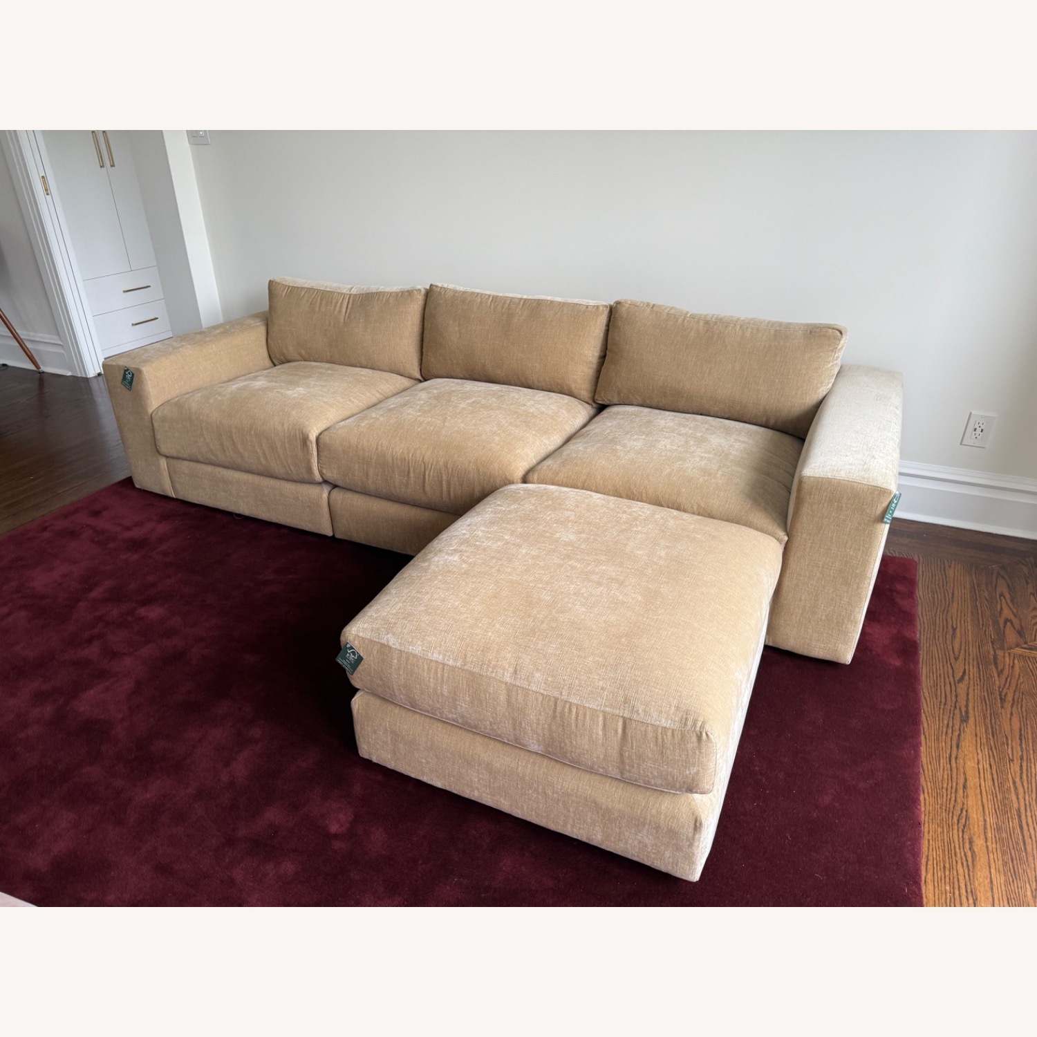 CB2 Berkeley Natural 3+ Piece Sectional - image-1