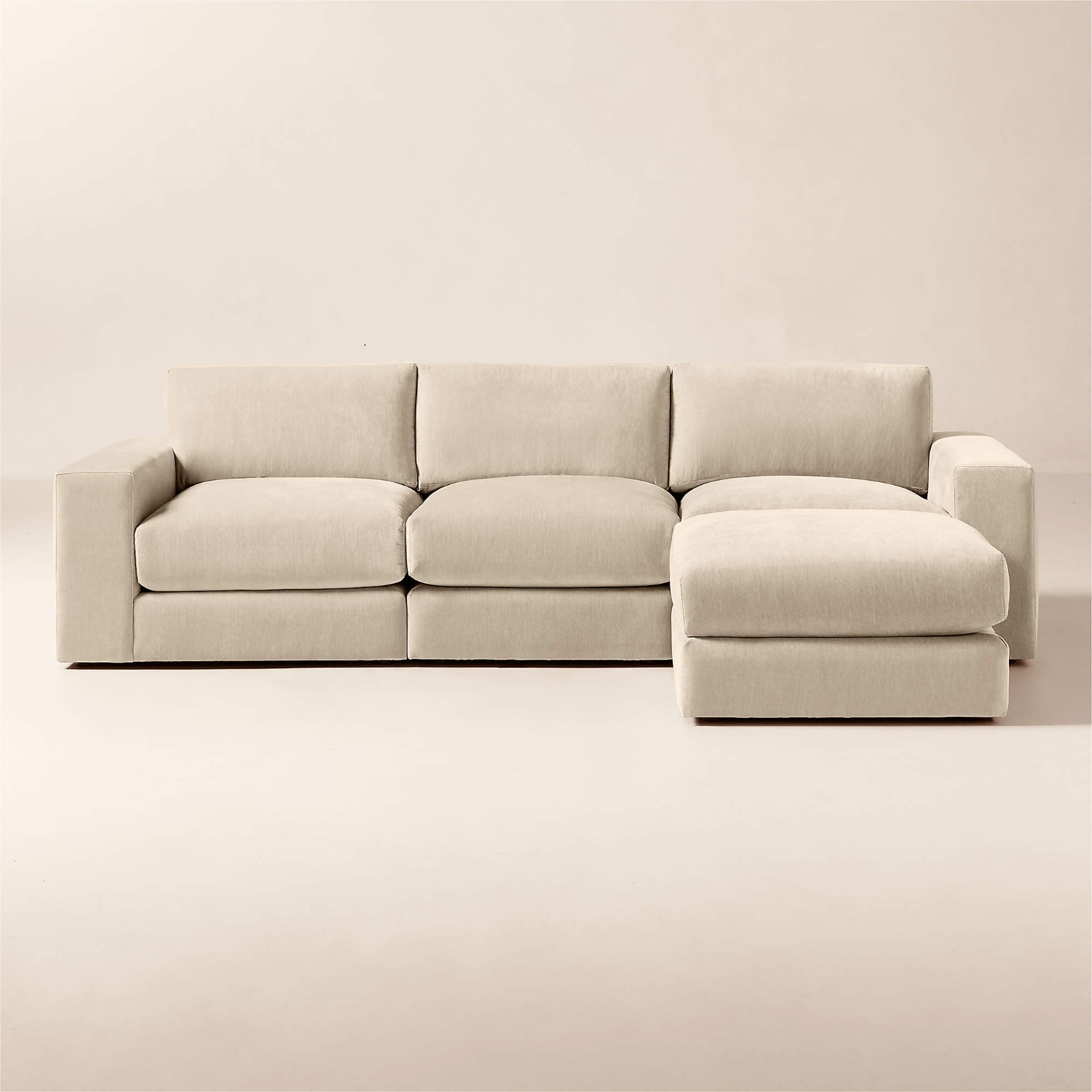 CB2 Berkeley Natural 3+ Piece Sectional - image-8