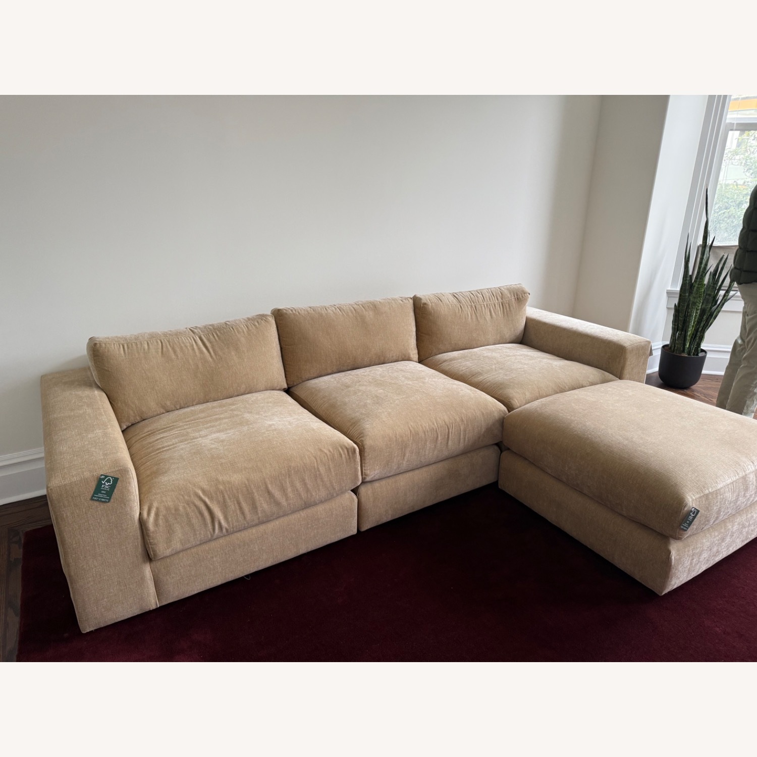 CB2 Berkeley Natural 3+ Piece Sectional - image-2