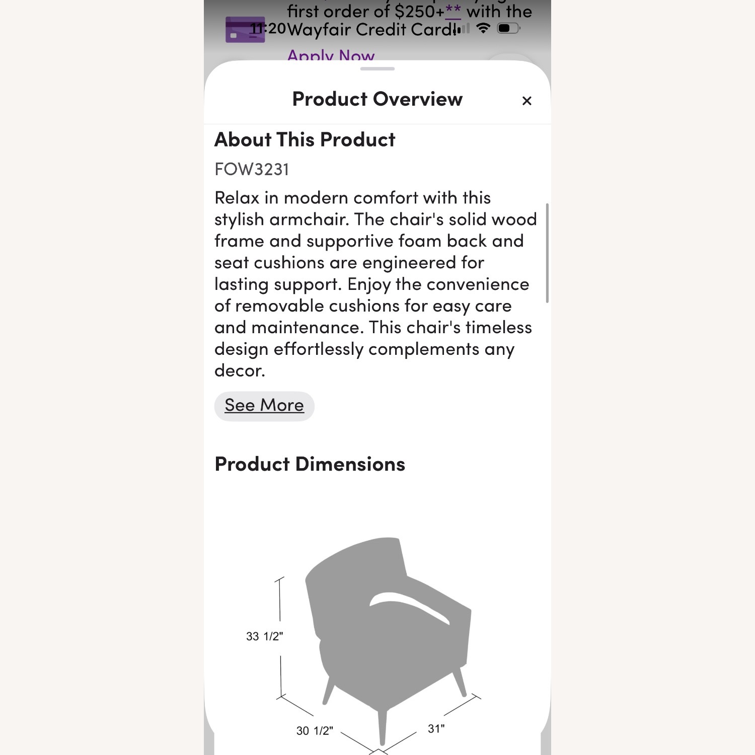 Modway Accent Chair - image-3