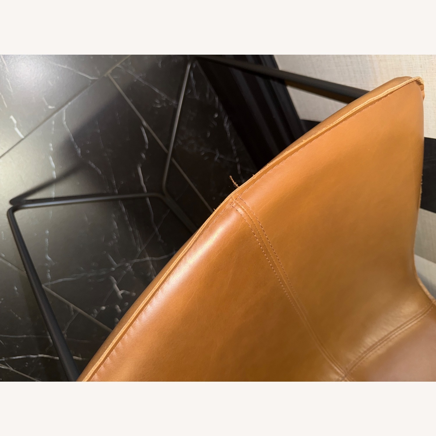West Elm Slope Leather Dining Chair (Set of 2) - image-7