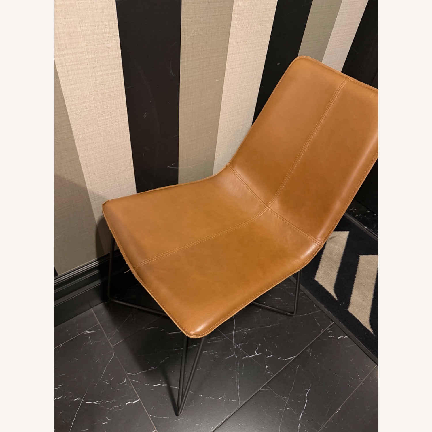 West Elm Slope Leather Dining Chair (Set of 2) - image-11