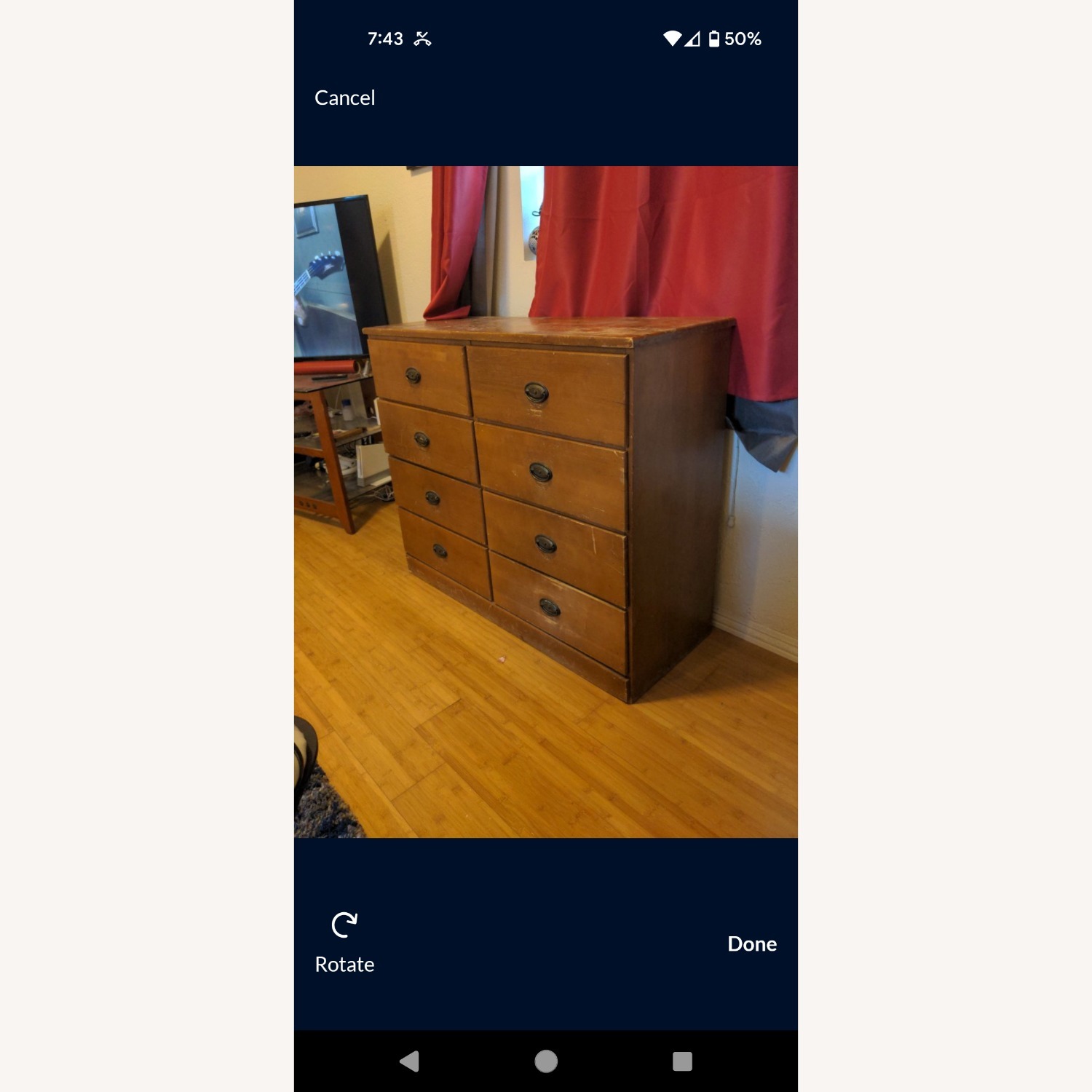 Natural Wood Dresser - image-4