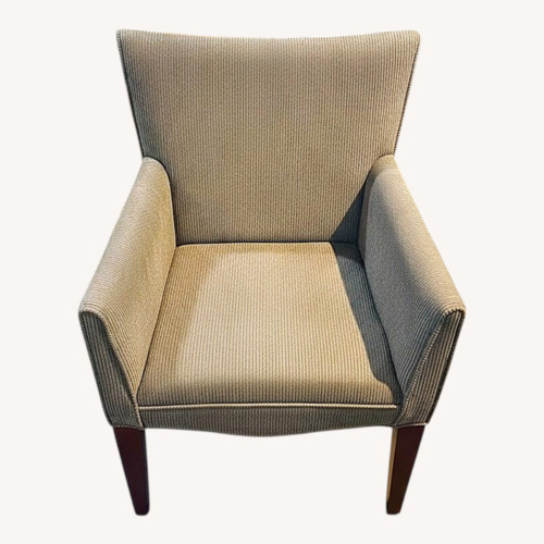 Used Upholstered Host Armchair w Tapered Legs for sale on AptDeco