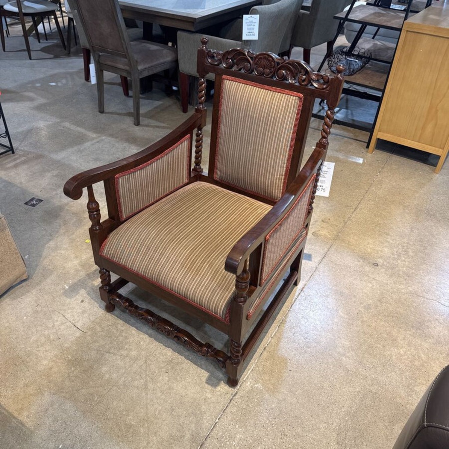 English Barley Twist Armchair - image-1