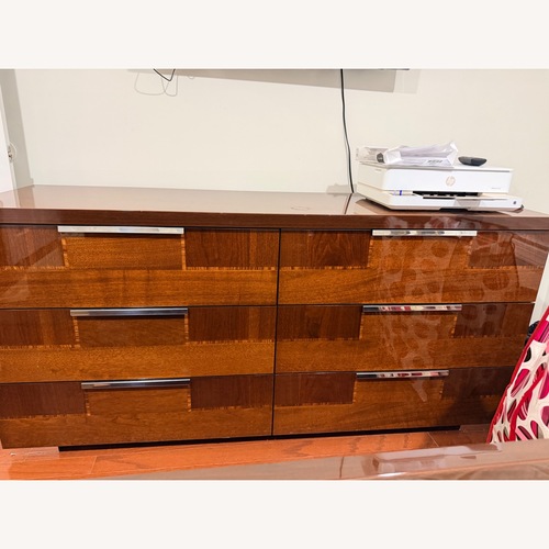 Used ItalModern Other Dark Brown Wood Dresser for sale on AptDeco