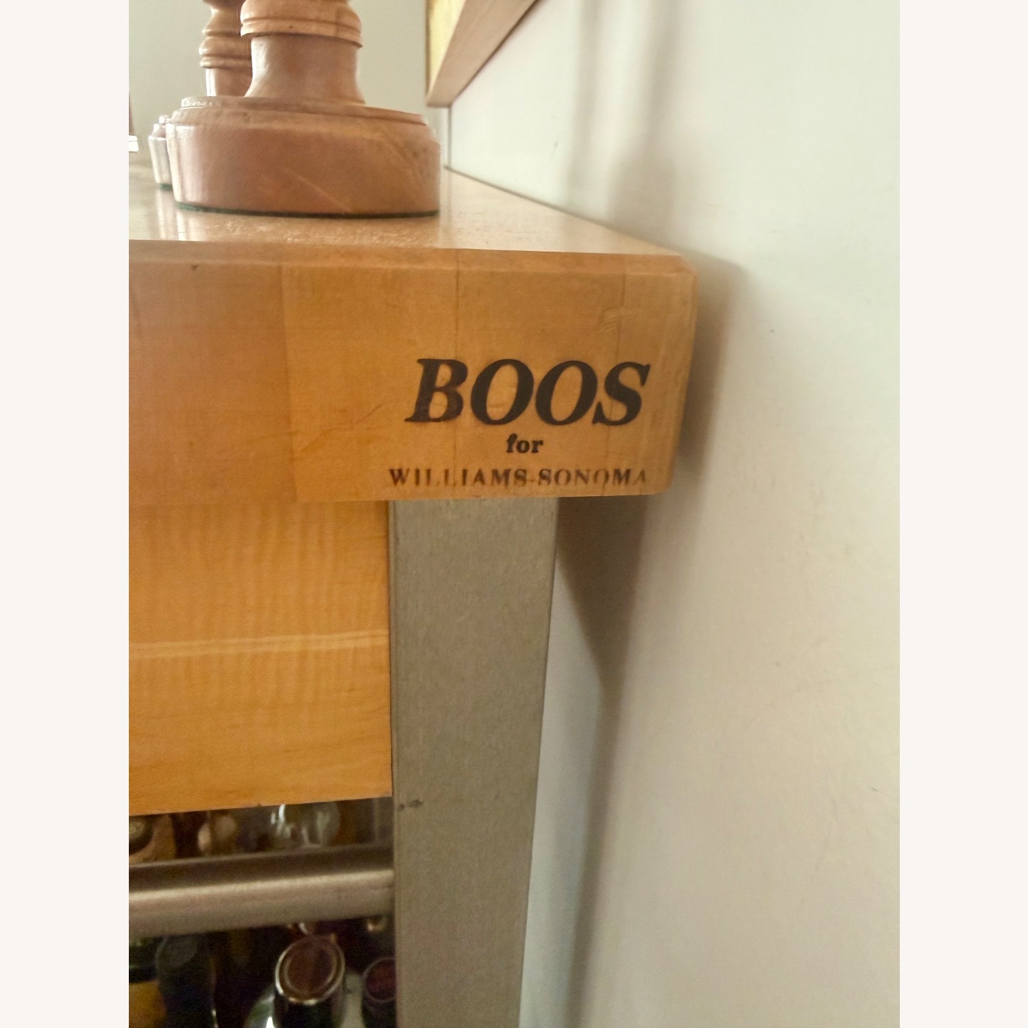 Williams Sonoma Boos Butcher Block Kitchen Island - image-3