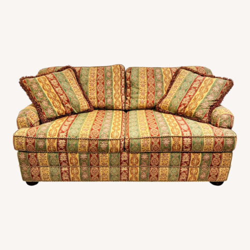 Used Pierre Deux Queen Sleeper Sofa With Pillows for sale on AptDeco