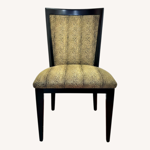 Used PACE Collection Black Fabric Dining Chairs for sale on AptDeco