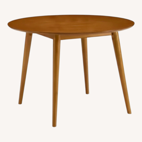 Used Crosley Furniture Light Brown Wood Dining Table for sale on AptDeco