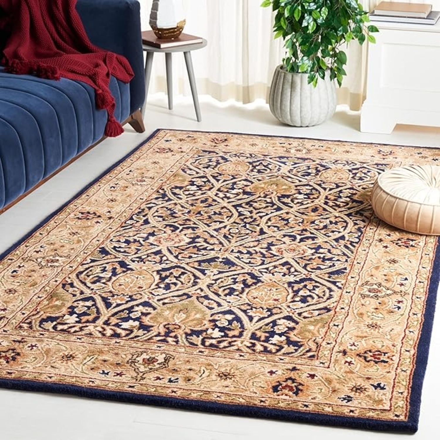 Safavieh Blue Wool Area Rug 8.3' x 11' - image-4