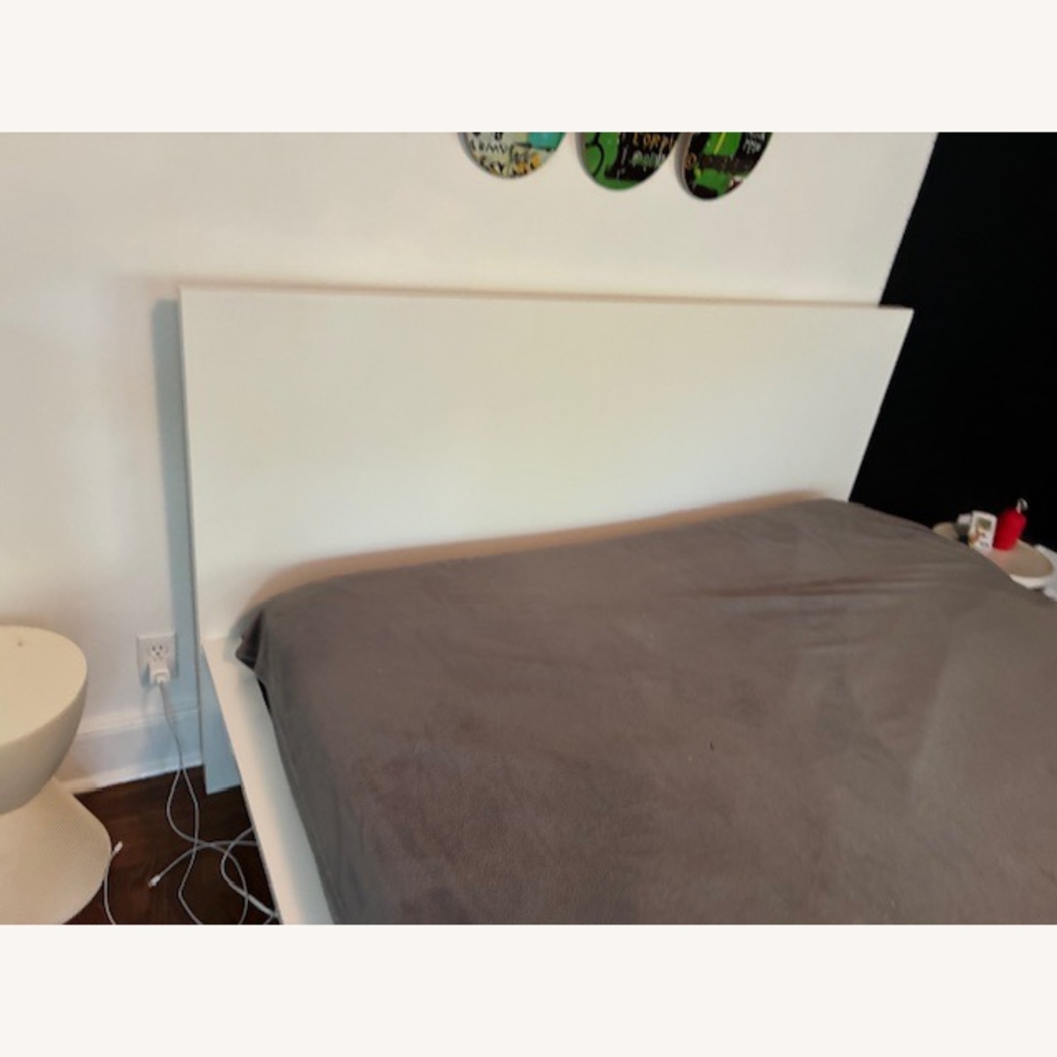 IKEA Malm White Wood Queen Bed - image-2