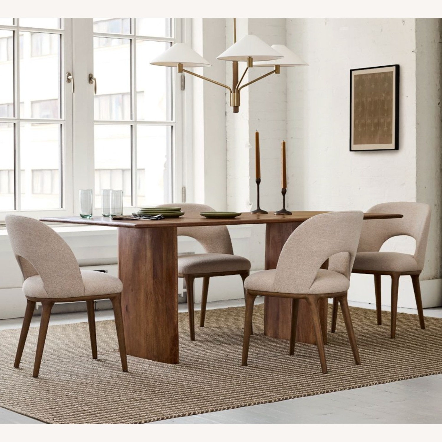 West Elm Anton Solid Wood Dining Table - image-1