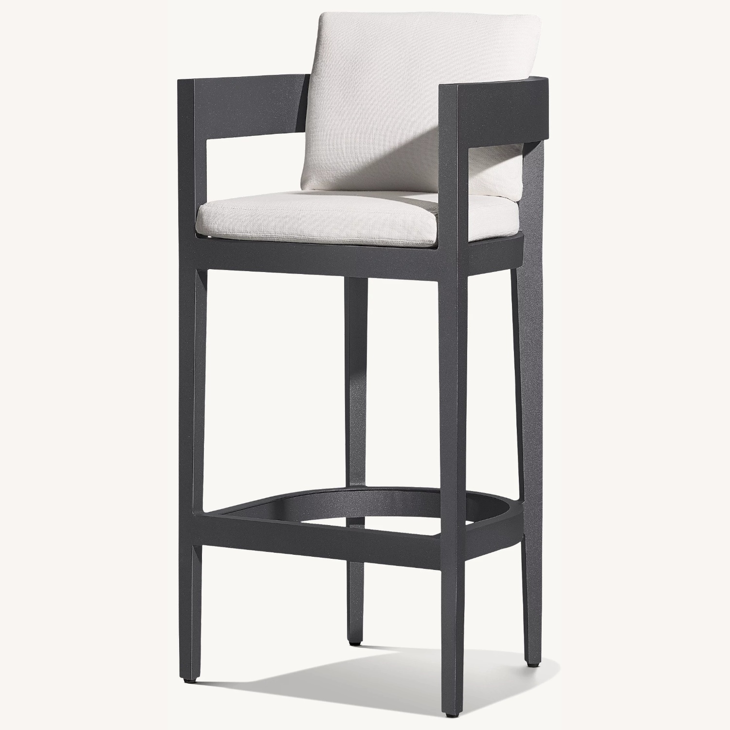 Restoration Hardware Balmain Aluminum Bar Stools - image-4